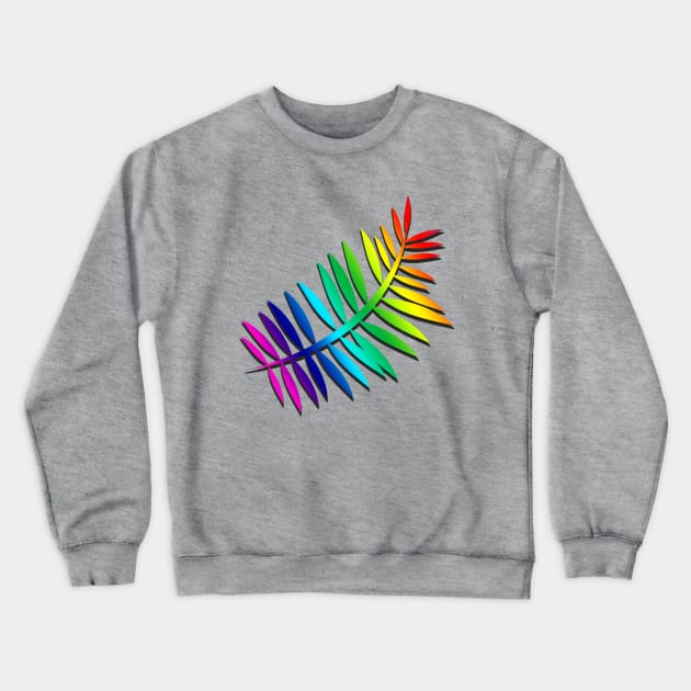 Multi-color leaf Crewneck Sweatshirt by NeetzCreation